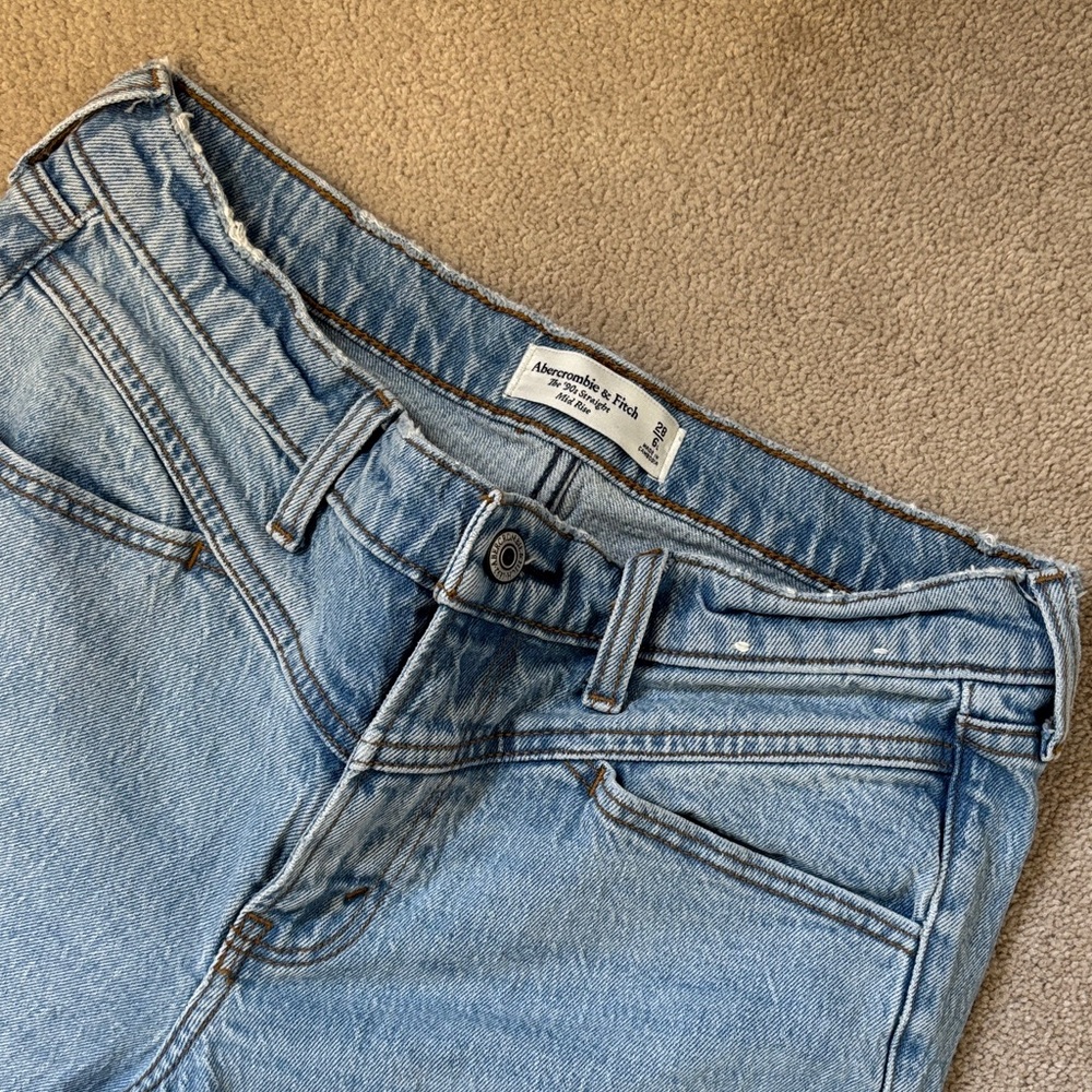 90s Straight Mid Rise Jeans LONG